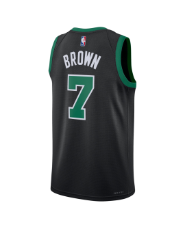 Jaylen Brown #7 Boston Celtics Schwarzes Statement-Trikot