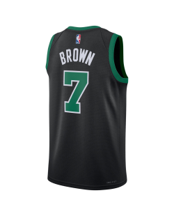 Jaylen Brown #7 Boston Celtics Schwarzes Statement-Trikot