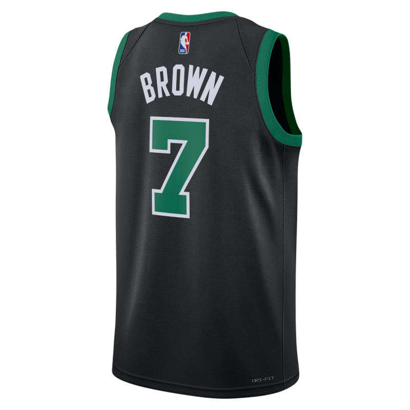 Jaylen Brown #7 Boston Celtics Schwarzes Statement-Trikot