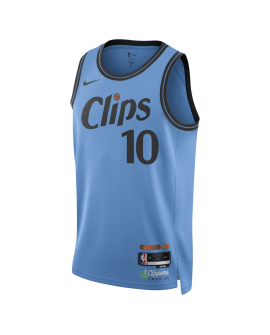 Bogdan Bogdanovic #10 LA Clippers Hellblaues City Edition-Trikot