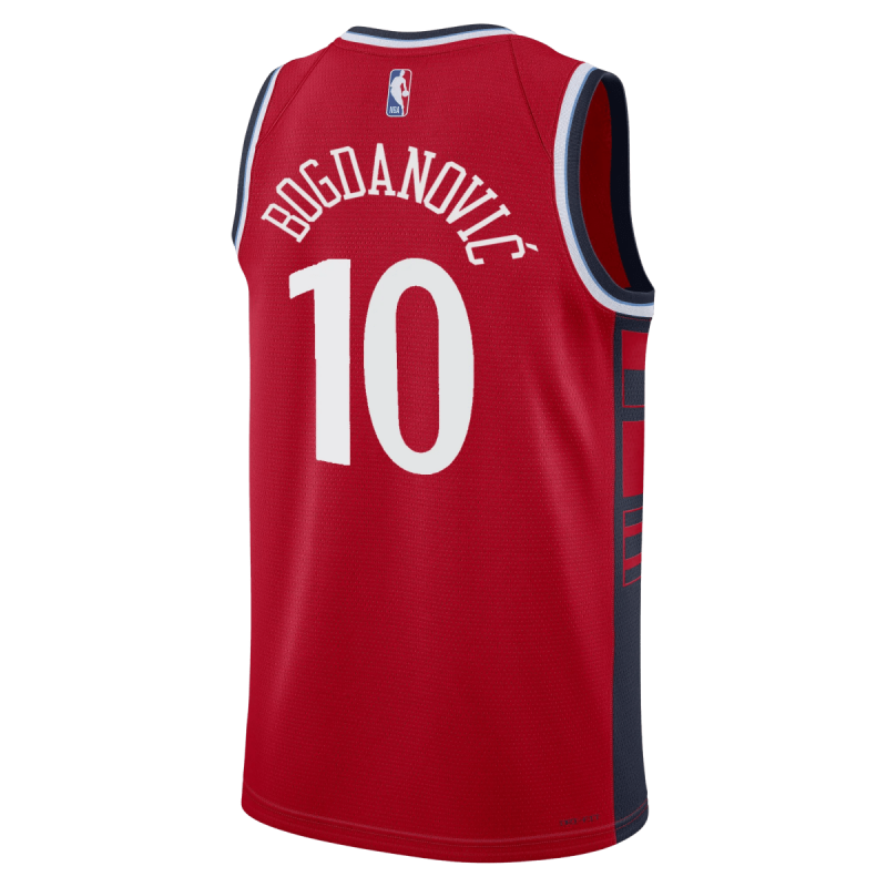 Bogdan Bogdanovic #10 LA Clippers Rotes Statement-Trikot