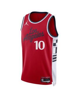 Bogdan Bogdanovic #10 LA Clippers Rotes Statement-Trikot