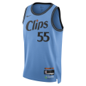 Derrick Jones Jr. #55 LA Clippers Hellblaues City Edition-Trikot