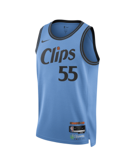 Derrick Jones Jr. #55 LA Clippers Hellblaues City Edition-Trikot