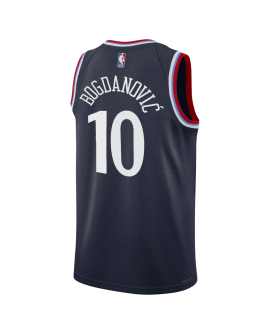 Bogdan Bogdanovic #10 LA Clippers Navy Icon-Trikot