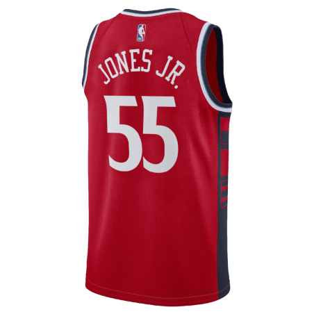 Derrick Jones Jr. #55 LA Clippers Rotes Statement-Trikot