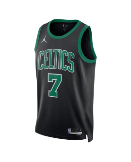 Jaylen Brown #7 Boston Celtics Schwarzes Statement-Trikot