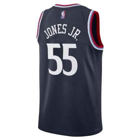 Derrick Jones Jr. #55 LA Clippers Navy Icon-Trikot