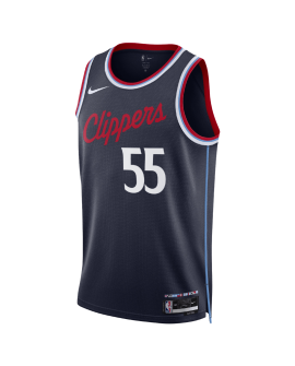 Derrick Jones Jr. #55 LA Clippers Navy Icon-Trikot