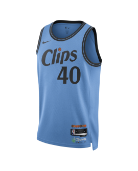 Ivica Zubac #40 LA Clippers Hellblaues City Edition-Trikot
