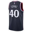 Ivica Zubac #40 LA Clippers Navy Icon Trikot