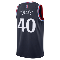 Ivica Zubac #40 LA Clippers Navy Icon Trikot