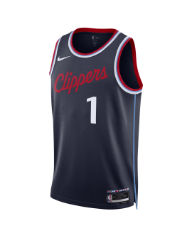 James Harden #1 LA Clippers Navy Icon-Trikot