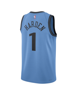 James Harden #1 LA Clippers Hellblaues City Edition-Trikot