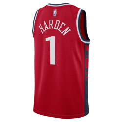 James Harden #1 LA Clippers Rotes Statement-Trikot