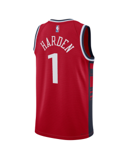 James Harden #1 LA Clippers Rotes Statement-Trikot
