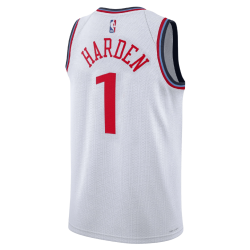James Harden #1 LA Clippers Weißes Association-Trikot