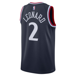 Kawhi Leonard #2 LA Clippers Navy Icon-Trikot