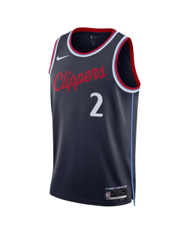 Kawhi Leonard #2 LA Clippers Navy Icon-Trikot