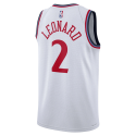 Kawhi Leonard #2 LA Clippers Weißes Association-Trikot