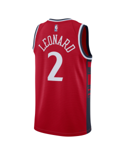 Kawhi Leonard #2 LA Clippers Rotes Statement-Trikot