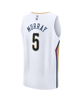 Dejounte Murray #5 New Orleans Pelicans Weiß Association-Trikot