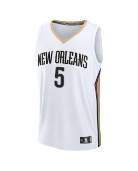 Dejounte Murray #5 New Orleans Pelicans Weiß Association-Trikot