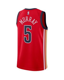 Dejounte Murray #5 New Orleans Pelicans Rotes Statement-Trikot