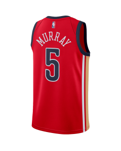Dejounte Murray #5 New Orleans Pelicans Rotes Statement-Trikot