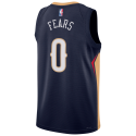 Jeremiah Fears #0 New Orleans Pelicans Navy Icon-Trikot