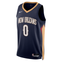 Jeremiah Fears #0 New Orleans Pelicans Navy Icon-Trikot