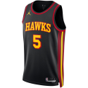 Dejounte Murray #5 Atlanta Hawks Schwarzes Statement-Trikot
