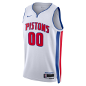 Personalisiertes Detroit Pistons Weiß Association-Trikot