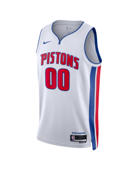 Personalisiertes Detroit Pistons Weiß Association-Trikot