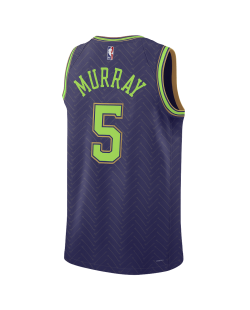 Dejounte Murray #5 New Orleans Pelicans Purple City Edition-Trikot