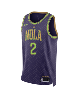 Herbert Jones #2 New Orleans Pelicans Purple City Edition-Trikot