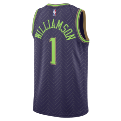 Zion Williamson #1 New Orleans Pelicans Purple City Edition-Trikot