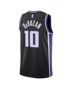 DeMar DeRozan #10 Sacramento Kings Schwarzes Icon-Trikot