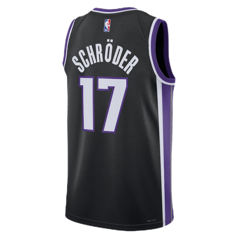 Dennis Schroder #17 Sacramento Kings Schwarzes Icon-Trikot