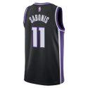 Schwarzes Icon-Trikot der Domantas Sabonis #11 Sacramento Kings