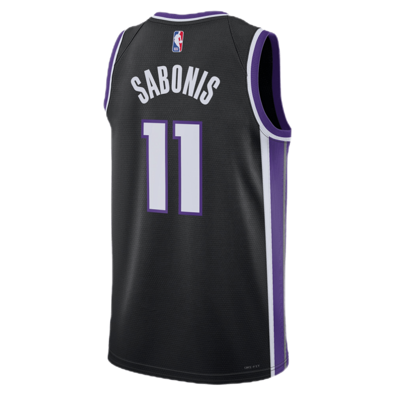 Schwarzes Icon-Trikot der Domantas Sabonis #11 Sacramento Kings