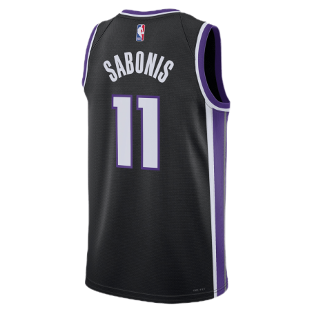 Schwarzes Icon-Trikot der Domantas Sabonis #11 Sacramento Kings