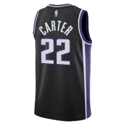 Devin Carter #22 Sacramento Kings Schwarzes Icon-Trikot