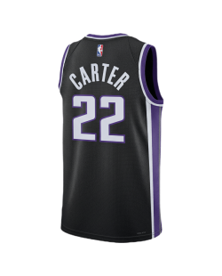 Devin Carter #22 Sacramento Kings Schwarzes Icon-Trikot