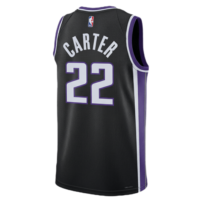 Devin Carter #22 Sacramento Kings Schwarzes Icon-Trikot