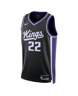 Devin Carter #22 Sacramento Kings Schwarzes Icon-Trikot