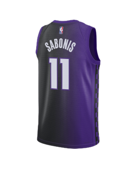 Domantas Sabonis #11 Sacramento Kings Lila Statement-Trikot