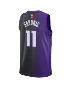 Domantas Sabonis #11 Sacramento Kings Lila Statement-Trikot