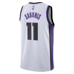Domantas Sabonis #11 Sacramento Kings Weiß Association-Trikot