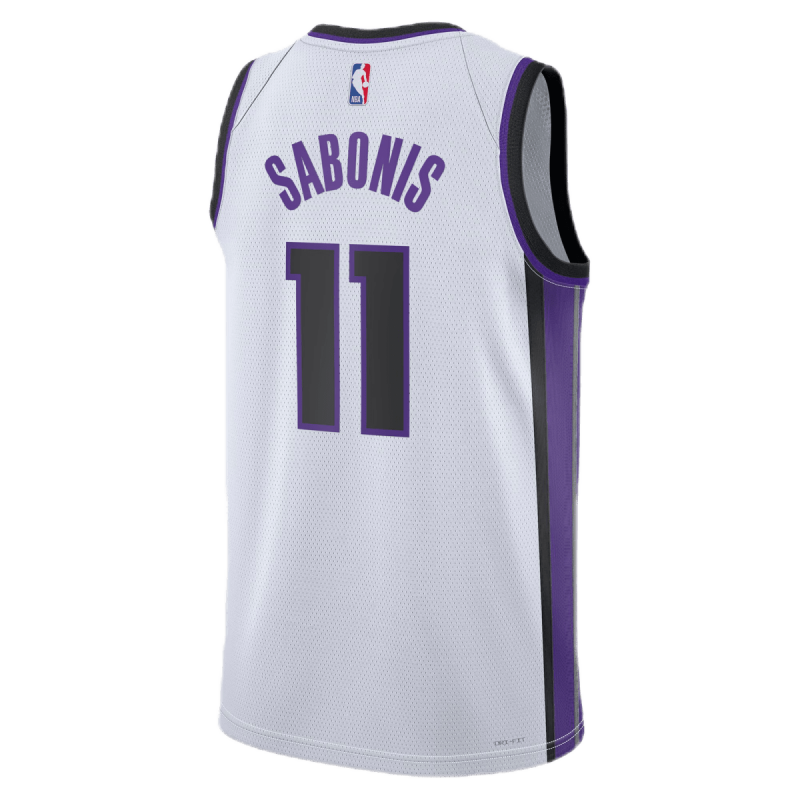 Domantas Sabonis #11 Sacramento Kings Weiß Association-Trikot
